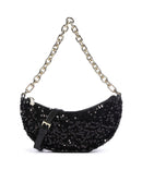 Abro Sequins Moon Shoulder bag black/gold