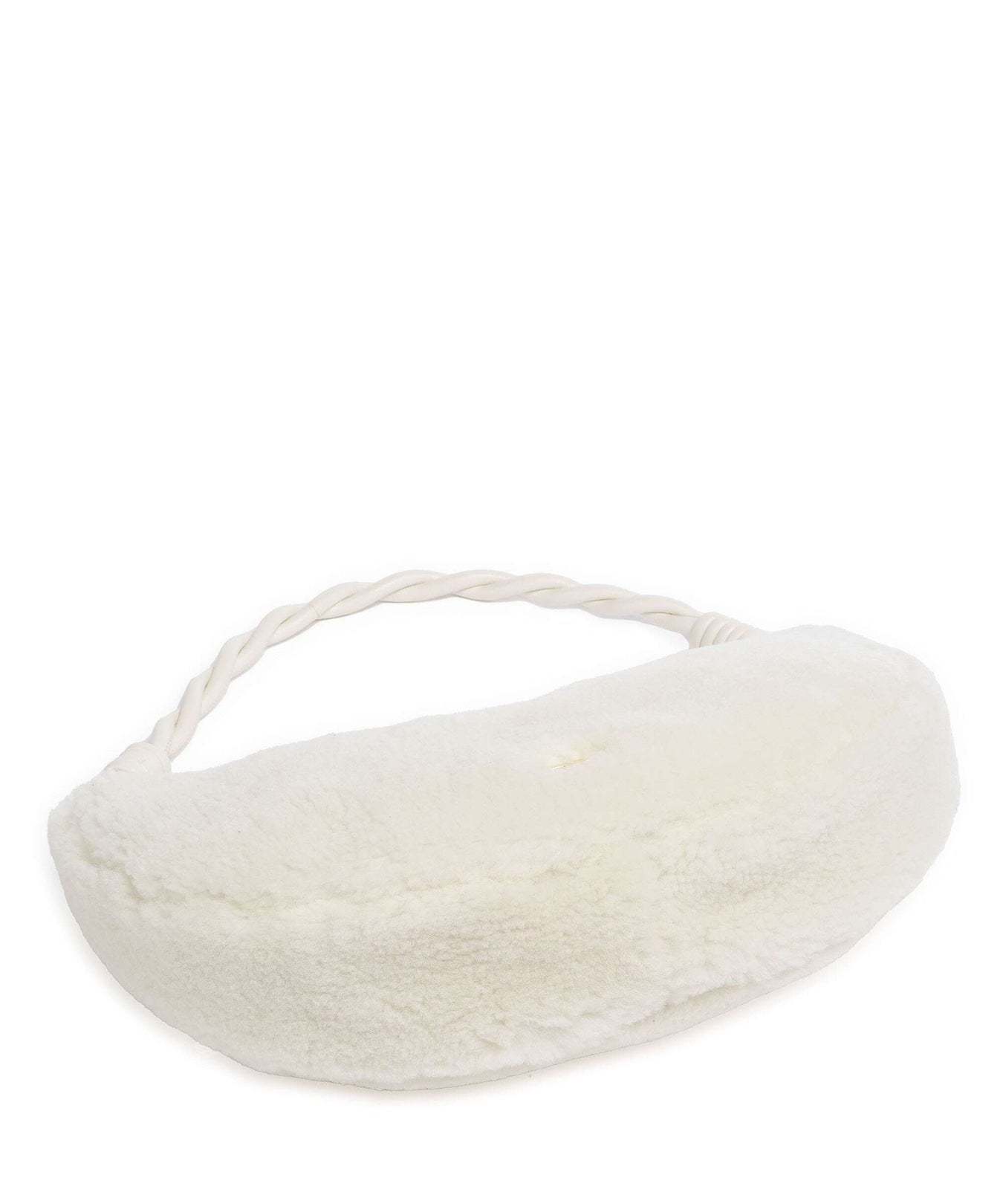 Abro Shearling Moon Shoulder bag milk