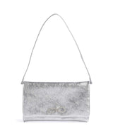 Abro Mimosa Strass Skuldertaske silver