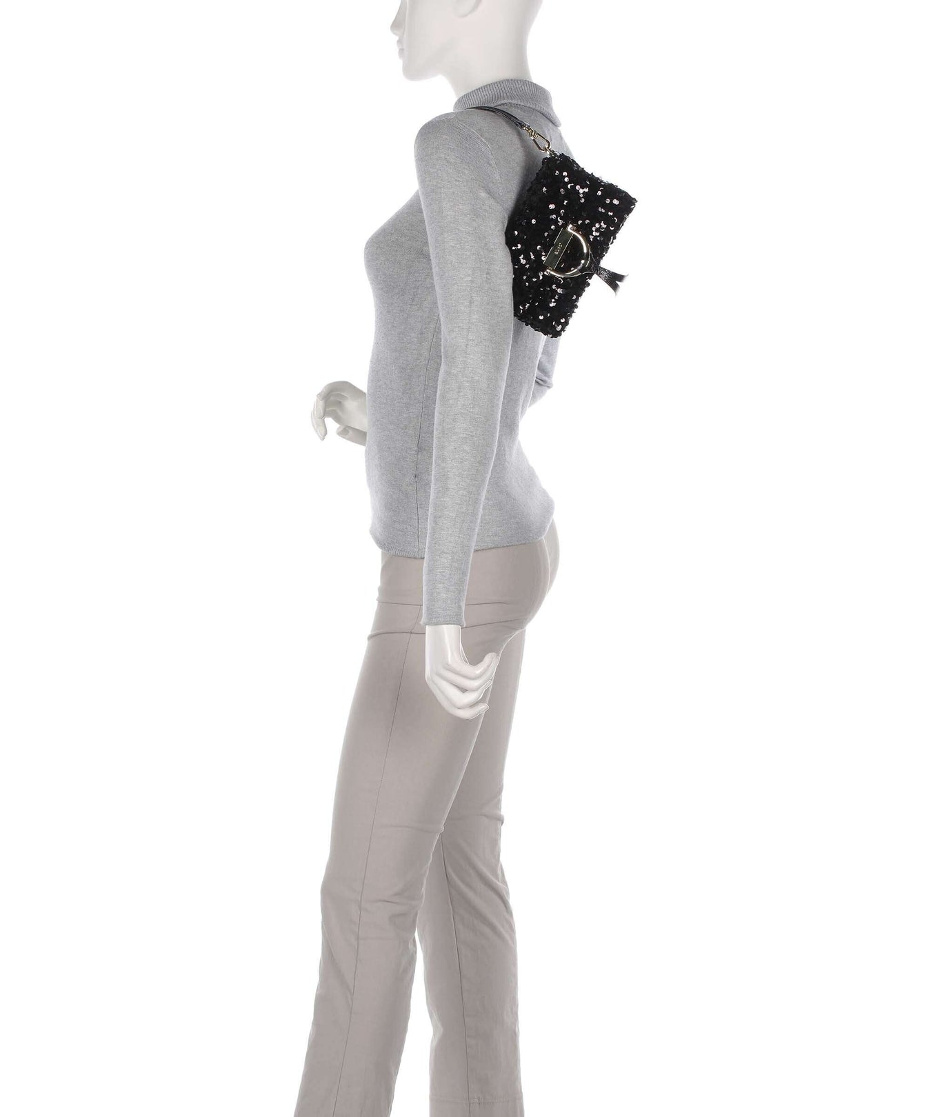 Abro Sequins Temi Shoulder bag black/gold