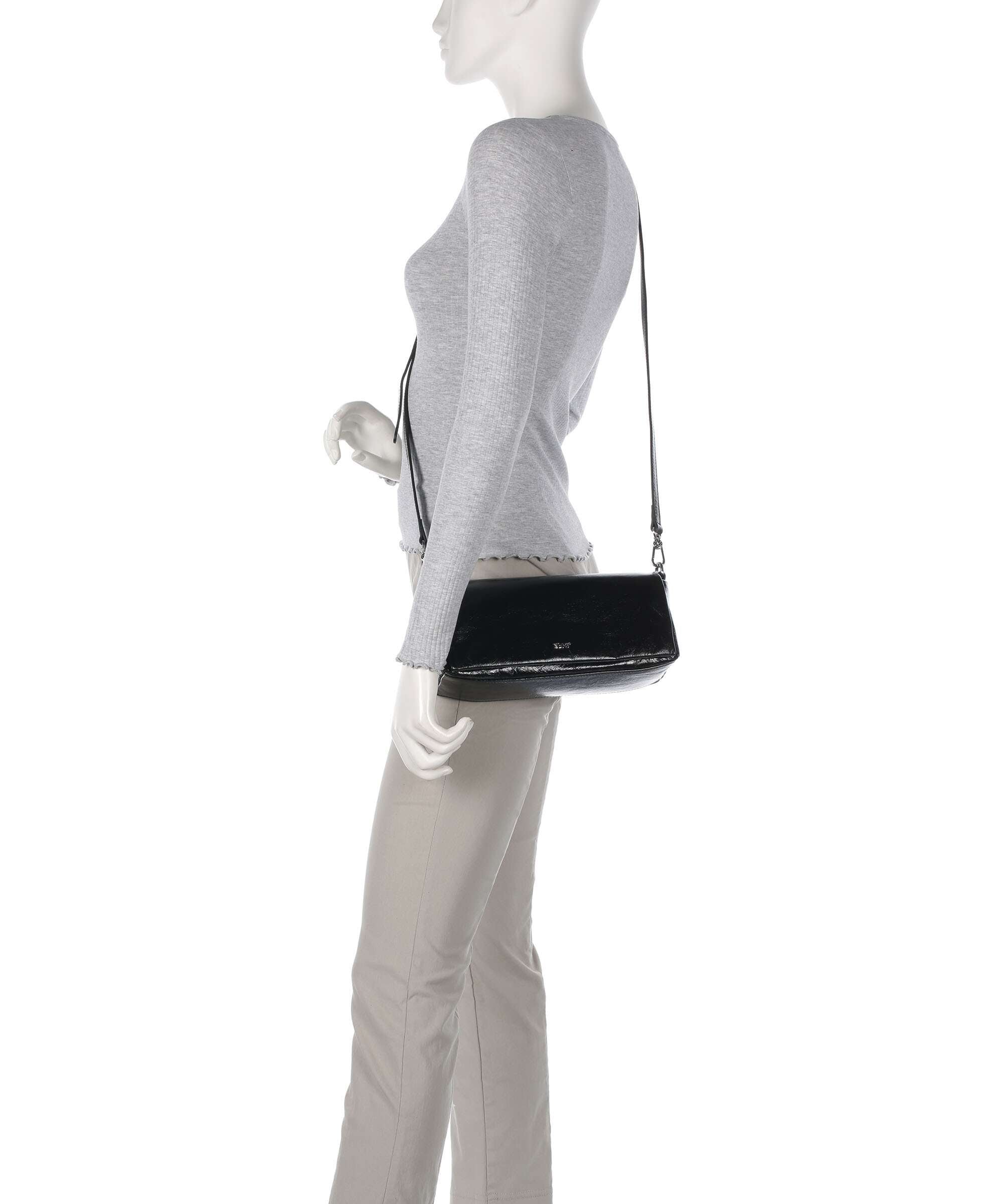 Abro Alias Soft Mila Shoulder bag black/nickel