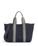 Abro Raffia Kaia Shopper taske navy