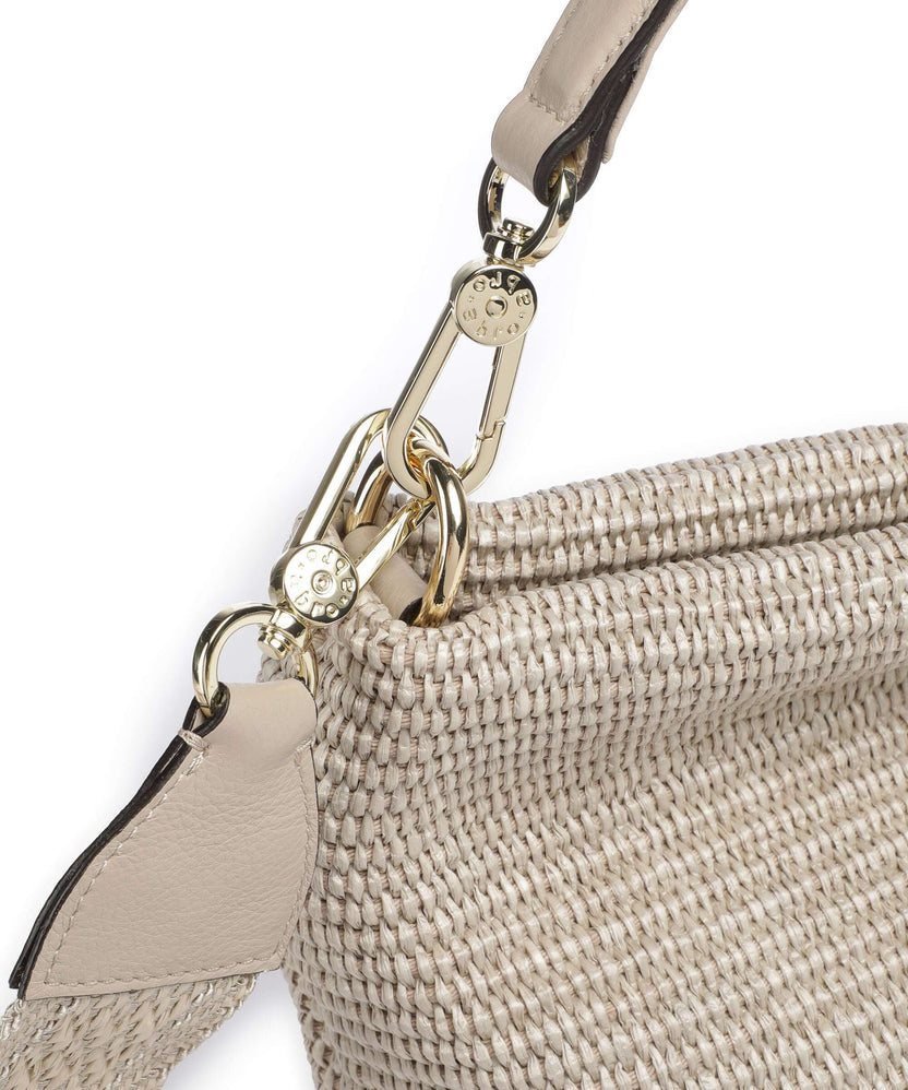 Abro Raffia Kaia Hobo bag sahara