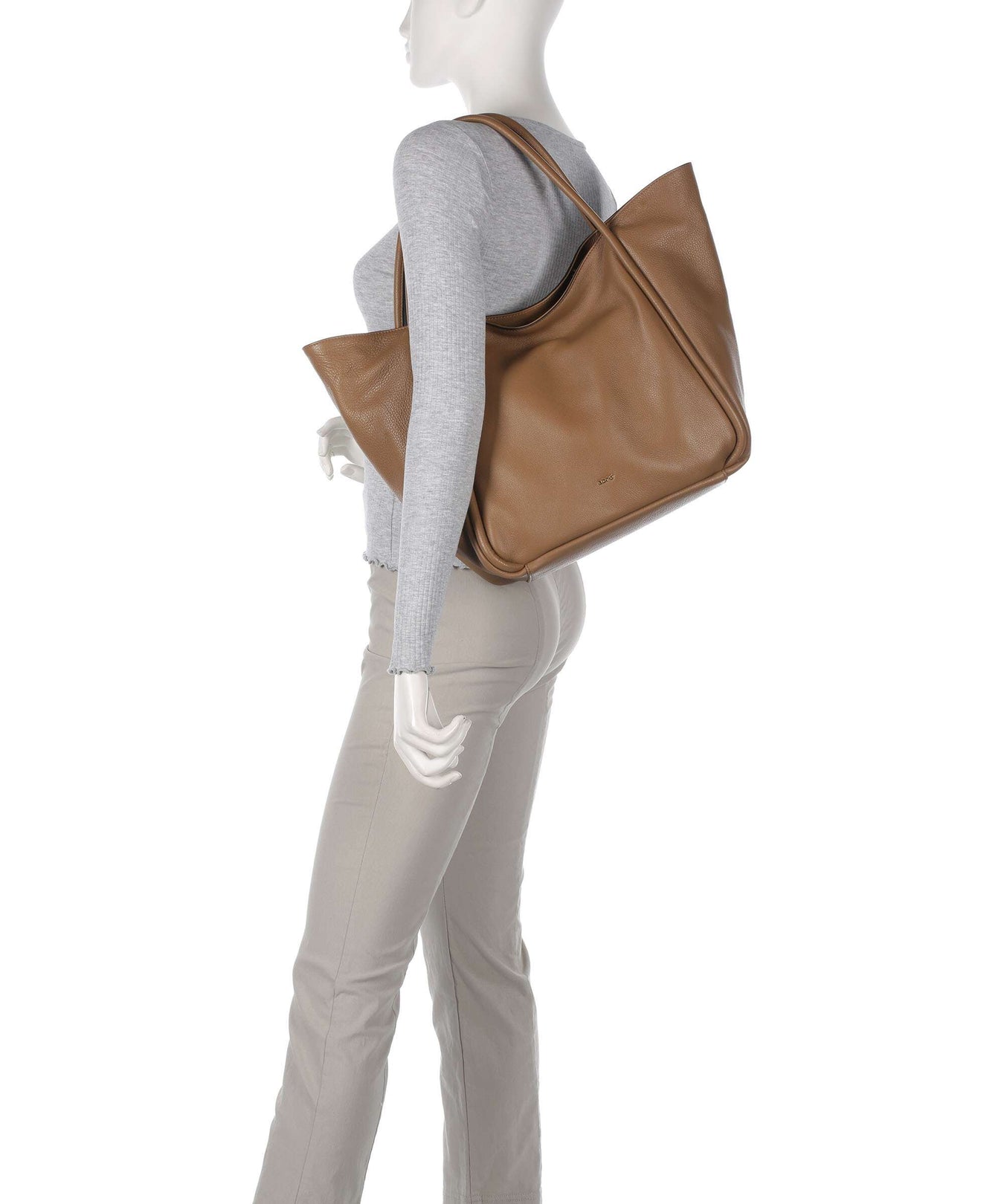 Abro Dalia Willow Tote bag caramel/cognac