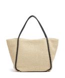 Abro Maglia Raffia Willow Tote bag natural/black