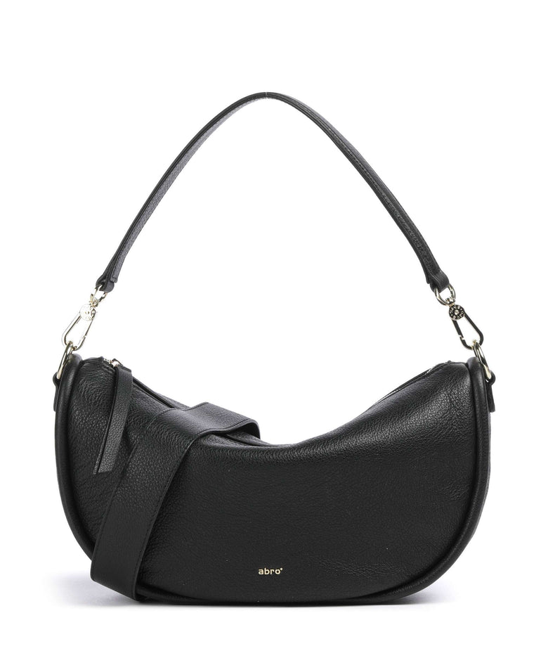 Abro Dalia Willow Hobo bag black/gold
