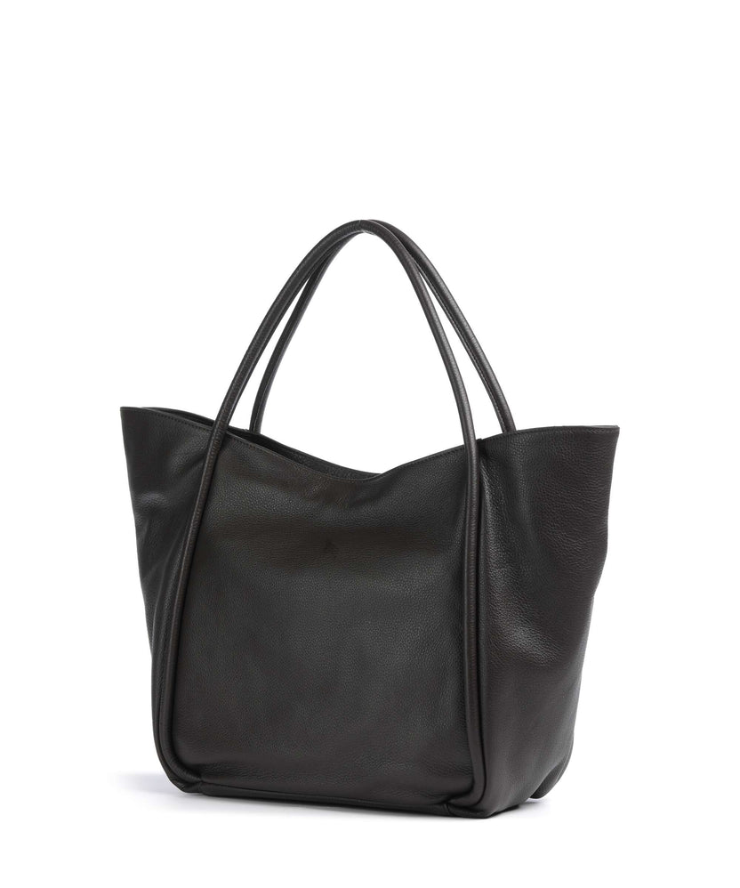 Abro Dalia Willow Tote bag dark brown