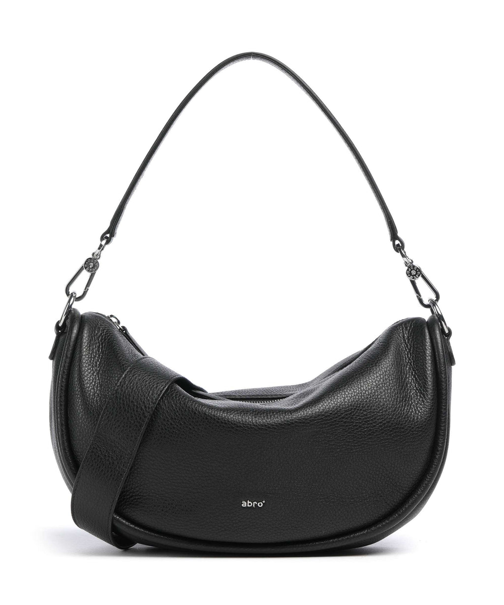 Abro Dalia Willow Hobo bag black/nickel
