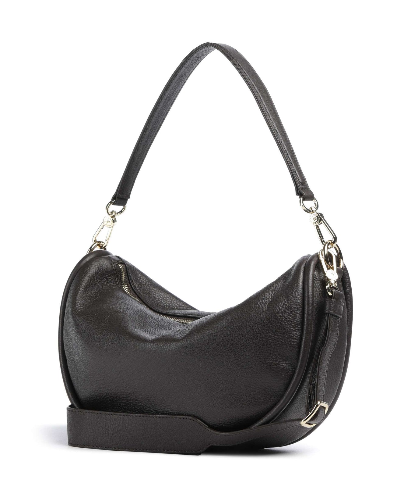 Abro Dalia Willow Hobo bag dark brown