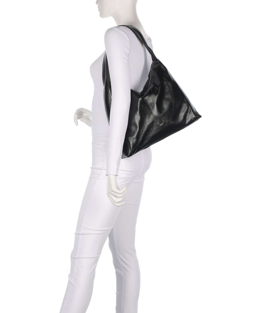 Abro Dioniso Amber Hobo bag black/nickel