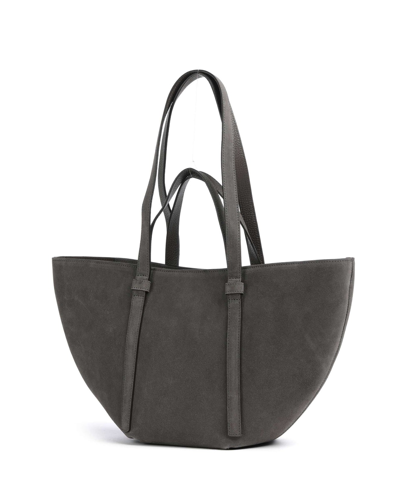 Abro Suede Cosmo Medium Tote bag grey