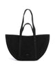 Abro Suede Cosmo Medium Shopper taske black/nickel