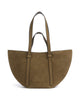 Abro Suede Cosmo Medium Shopper taske military