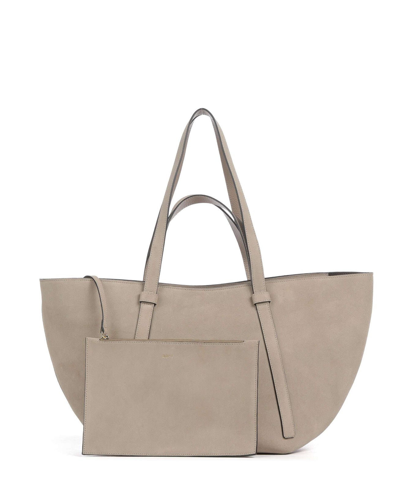 Abro Suede Cosmo Large Tote bag siena