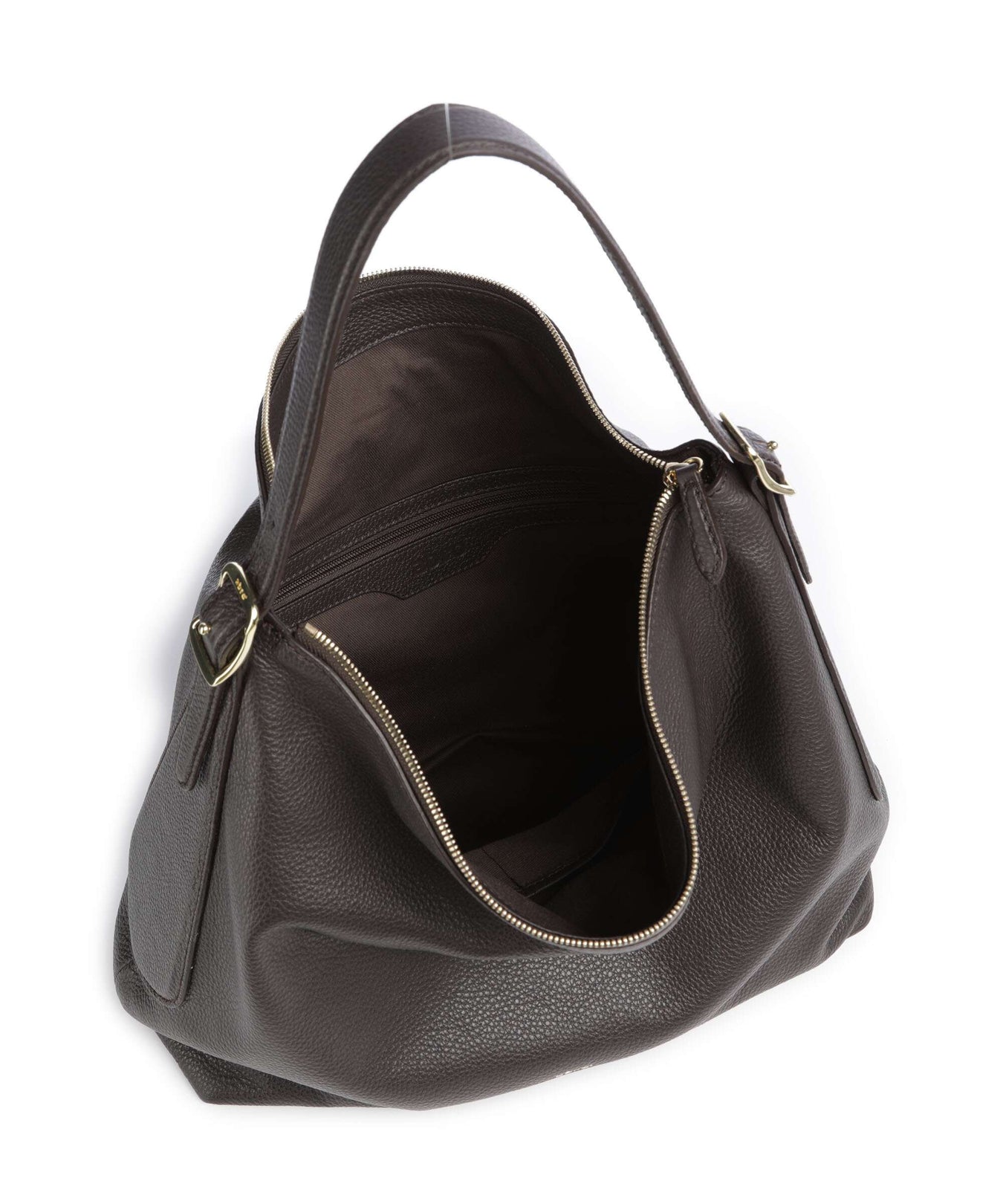 Abro Agave Carina Hobo bag dark brown
