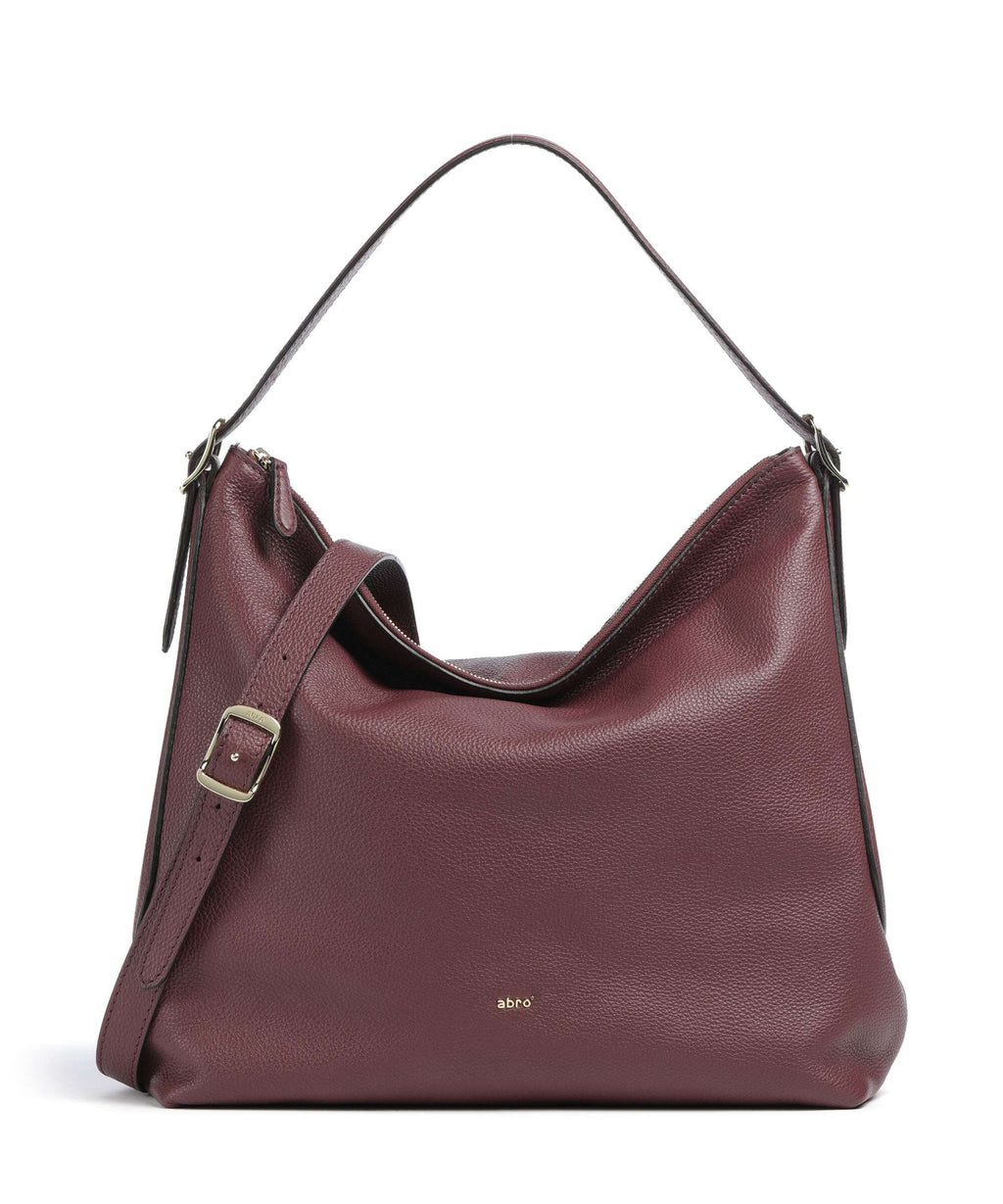 Abro Agave Carina Hobo bag bordeaux