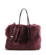 Abro Shearling Noelle Håndtaske bordeaux