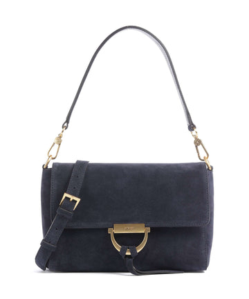Abro Suede Temi Skuldertaske navy