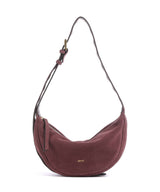 Abro Suede By My Side Small Skuldertaske bordeaux