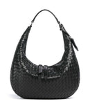 Abro Piuma Nana Small Hobo bag black/nickel
