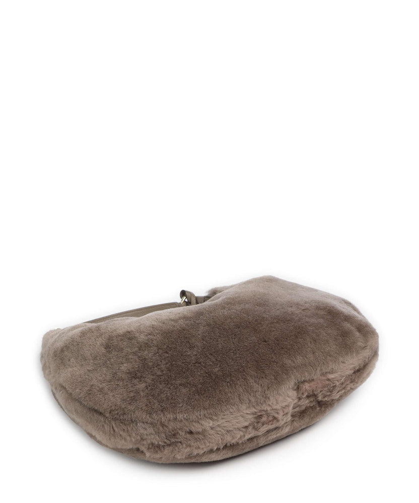 Abro Shearling Nana Small Hobo bag tope