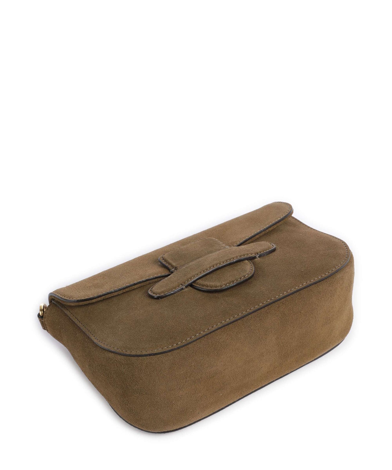 Abro Suede Camilla Shoulder bag military