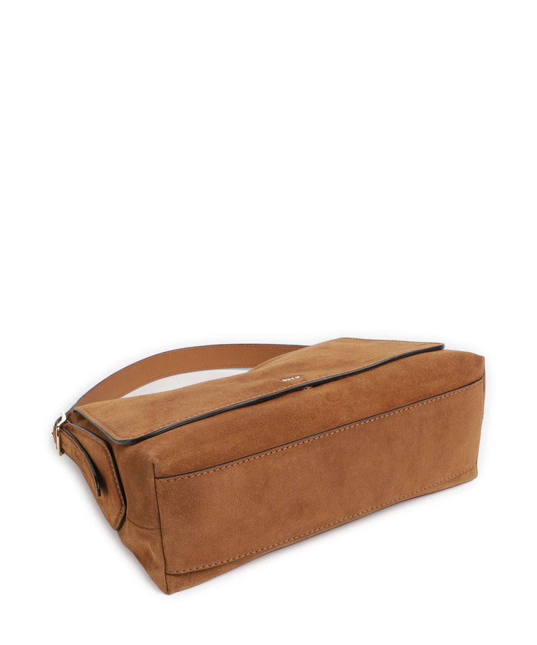 Abro Suede Carina Shoulder bag cuoio