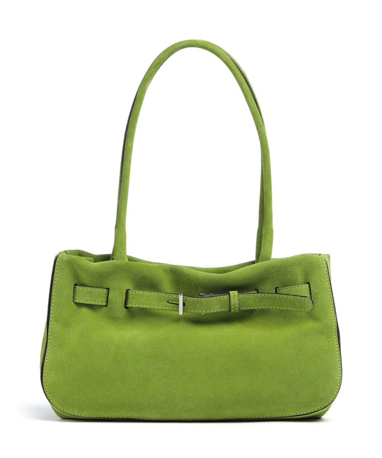 Abro Suede Jill Shoulder bag lime