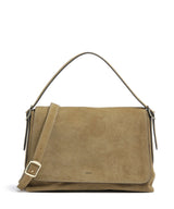Abro Suede Carina Skuldertaske mud
