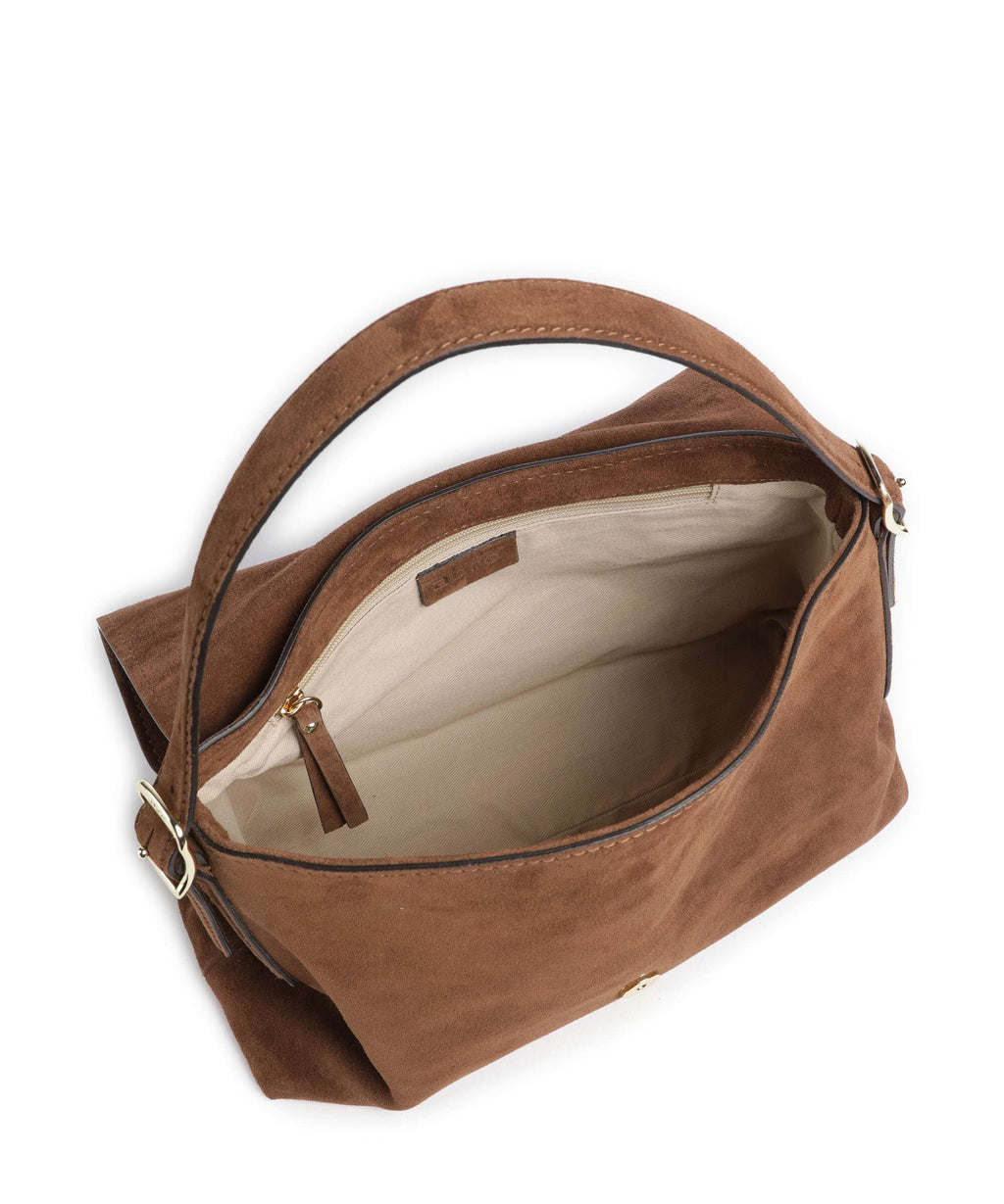 Abro Suede Carina Shoulder bag wood