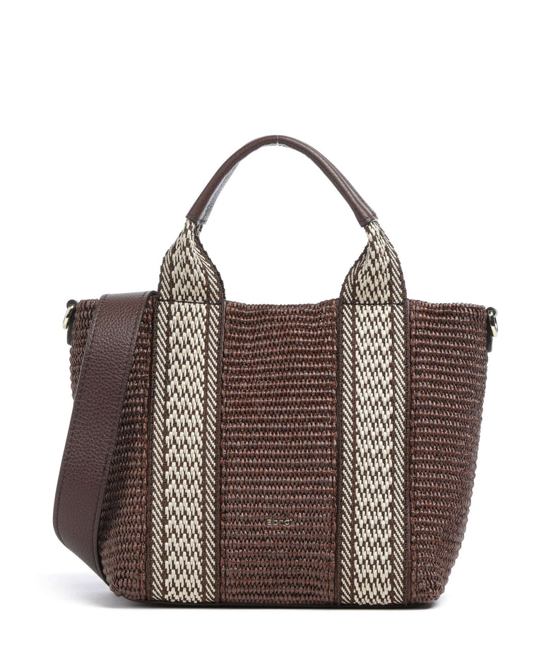 Abro Raffia Kaia Handbag wood