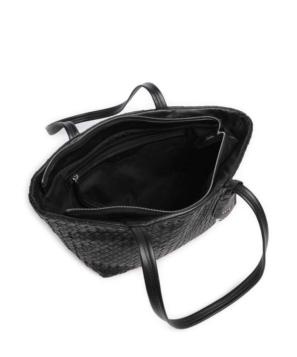 Abro Piuma Alba Shoulder bag black/nickel
