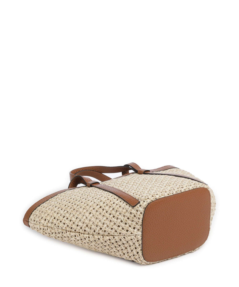 Abro Raffia Cordino Cosmo Medium Tote bag caramel/cognac