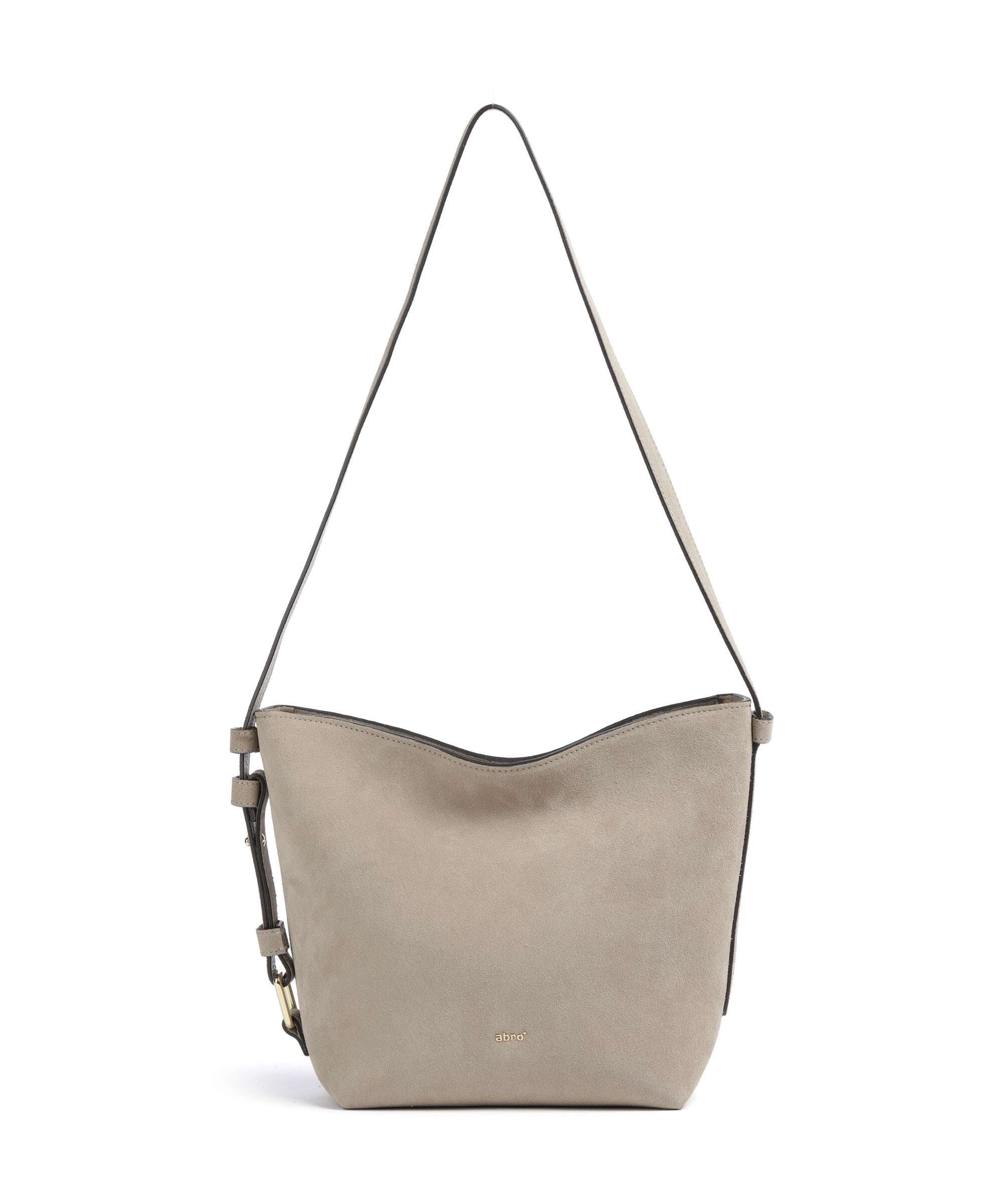 Abro Suede Cosmo Hobo bag siena