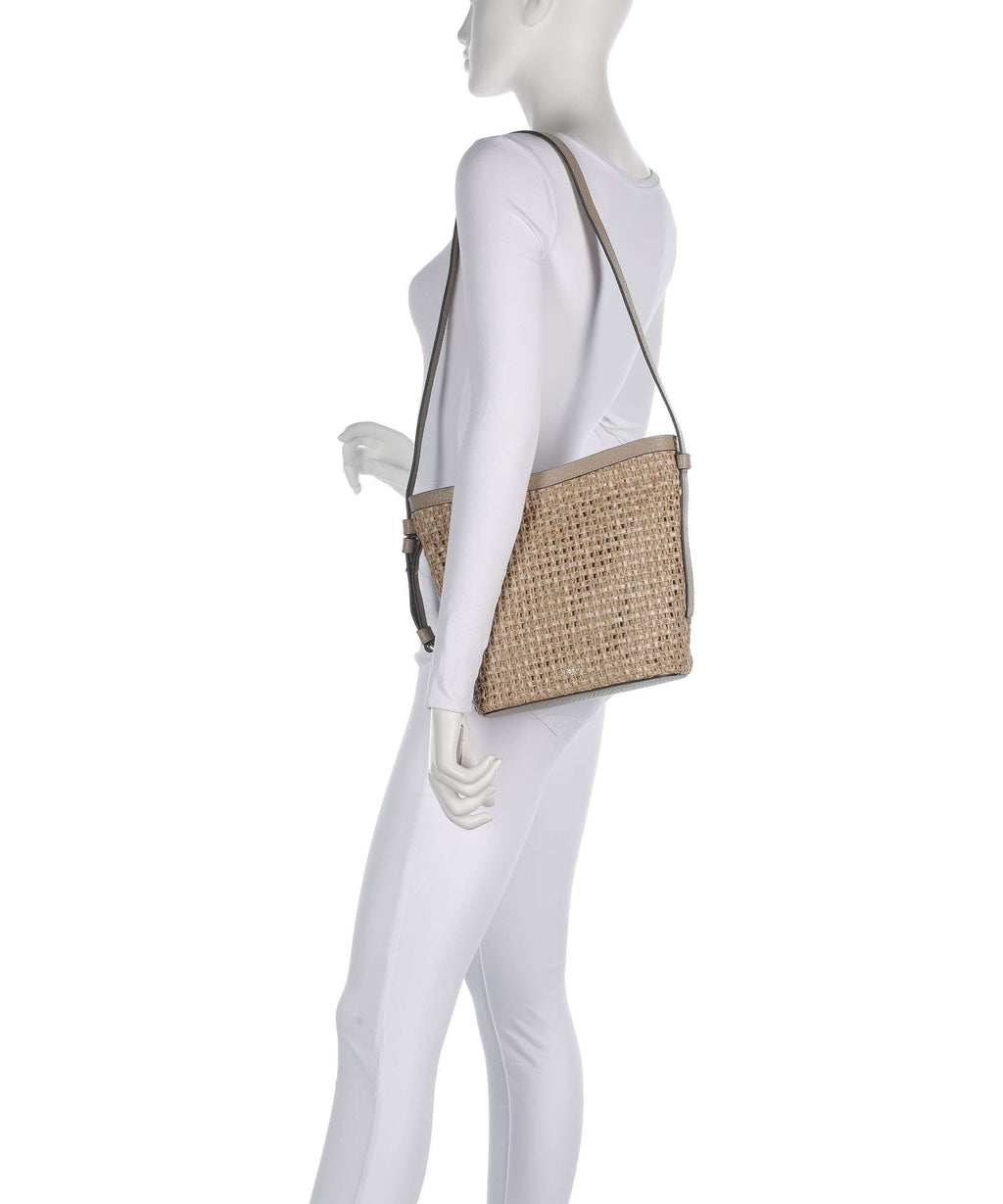 Abro Raffia Cordino Cosmo Bucket bag siena