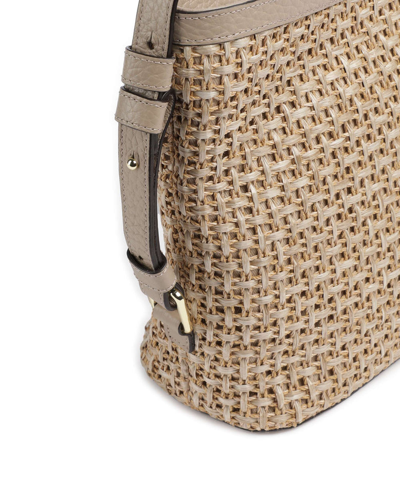 Abro Raffia Cordino Cosmo Bucket bag siena