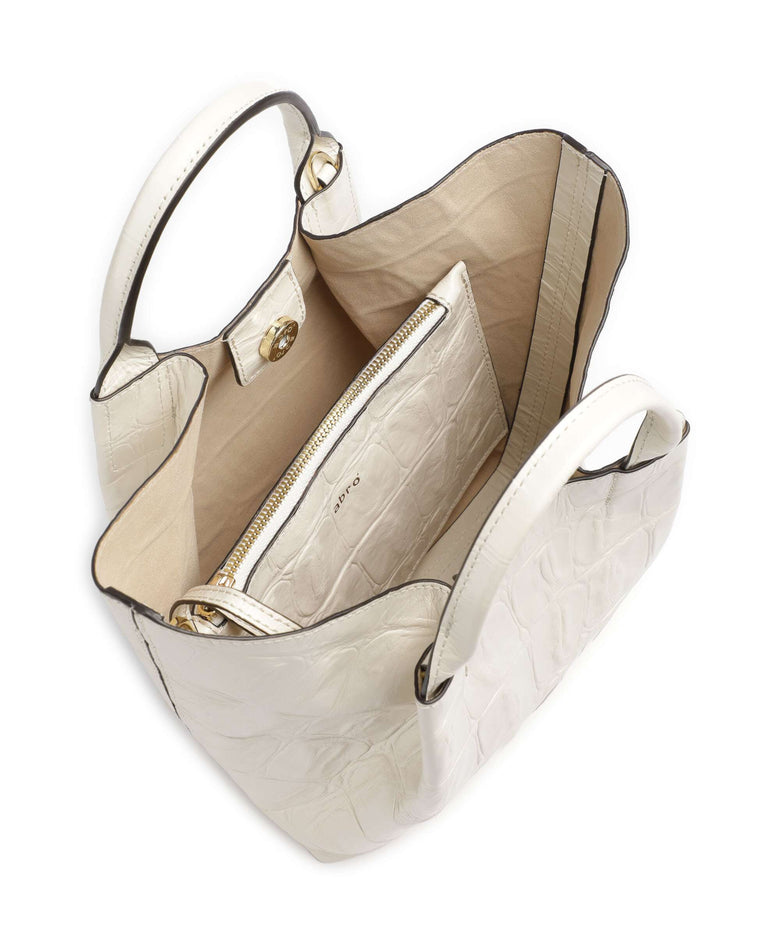 Abro Maxi Cocco Essential Small Handbag milk