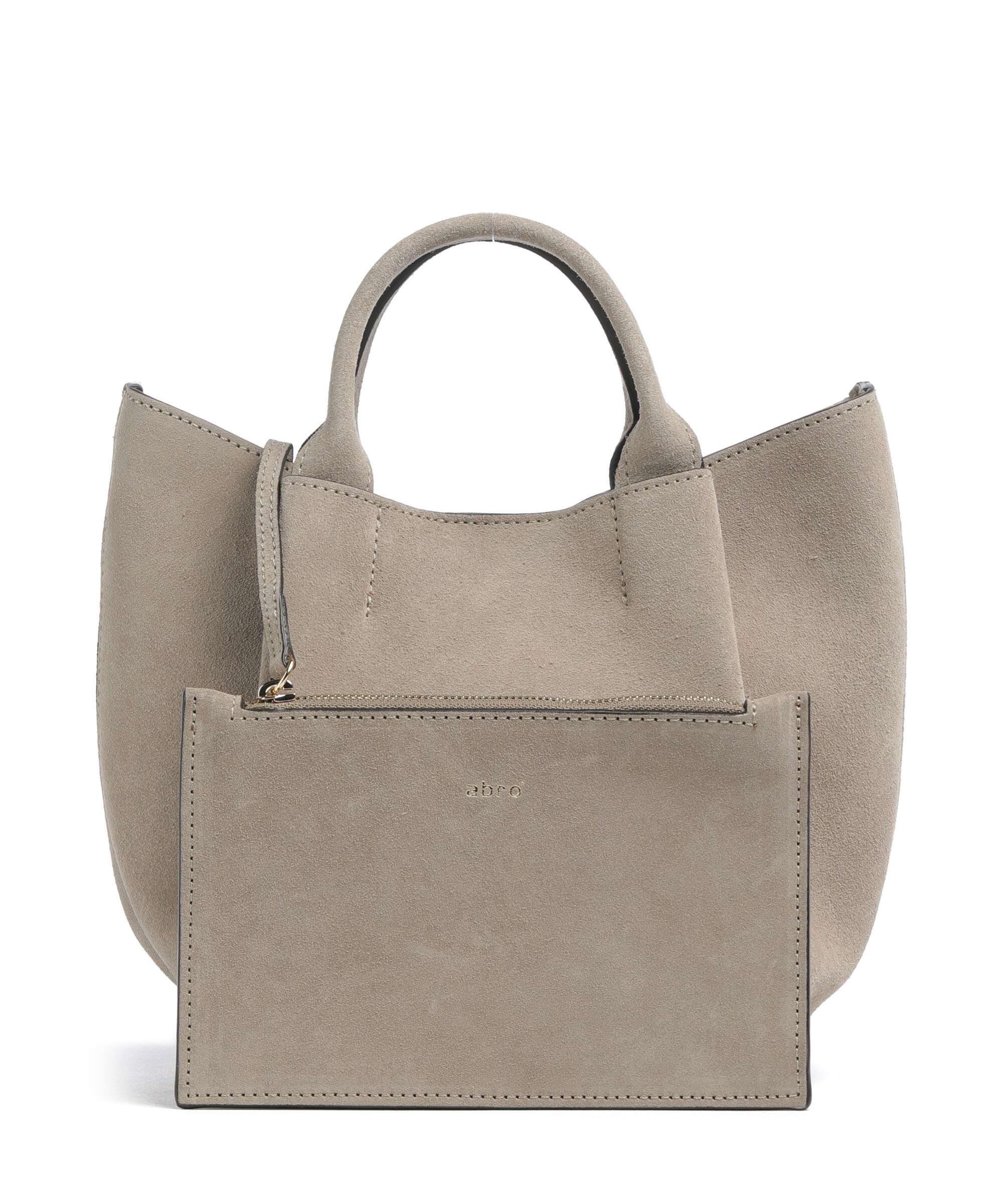Abro Suede Essential Small Handbag siena