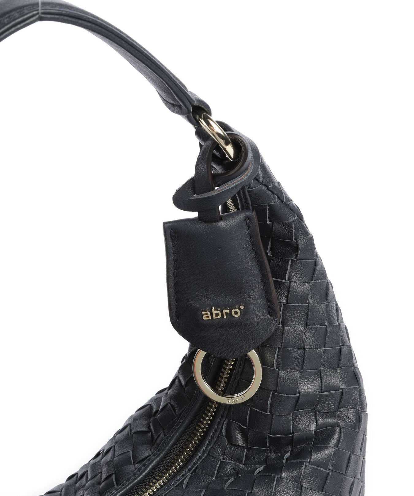 Abro Piuma Nana Small Hobo bag navy