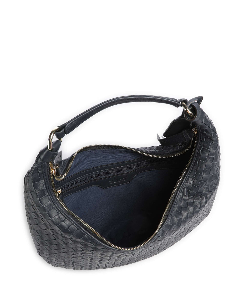 Abro Piuma Nana Small Hobo bag navy