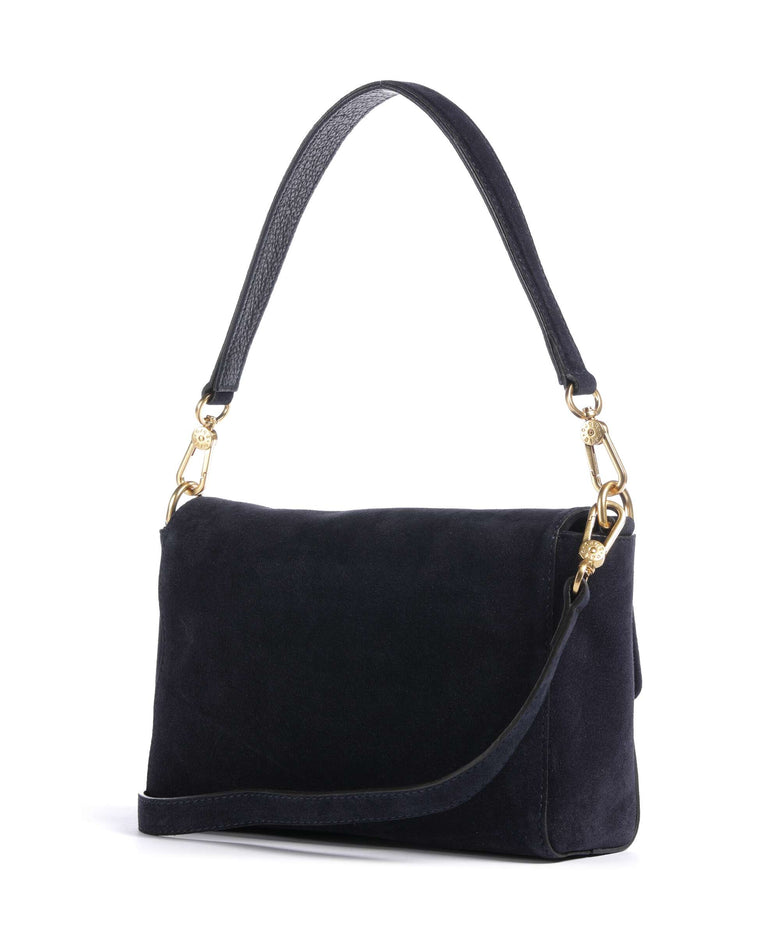 Abro Suede Temi Shoulder bag navy