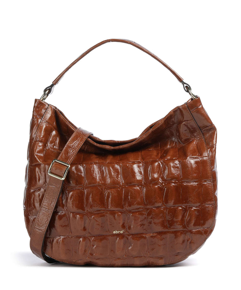 Abro Maxi Cocco Mia Hobo bag caramel/cognac