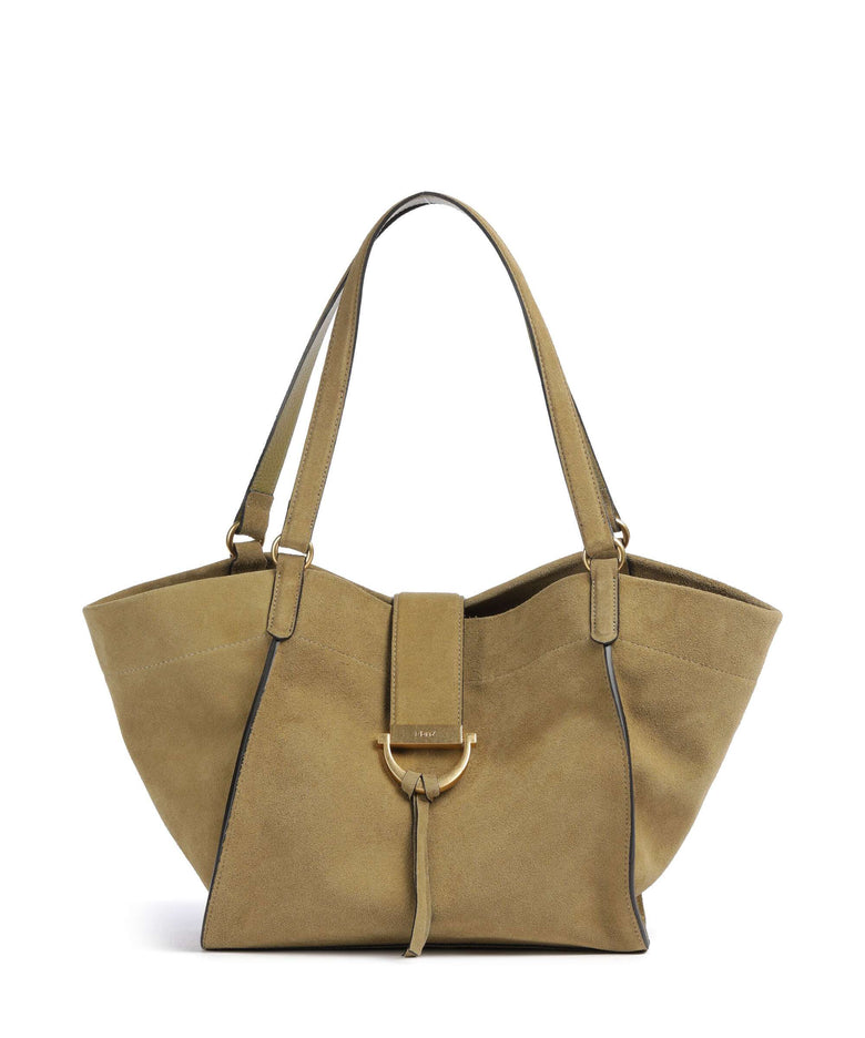 Abro Suede Temi Tote bag mud
