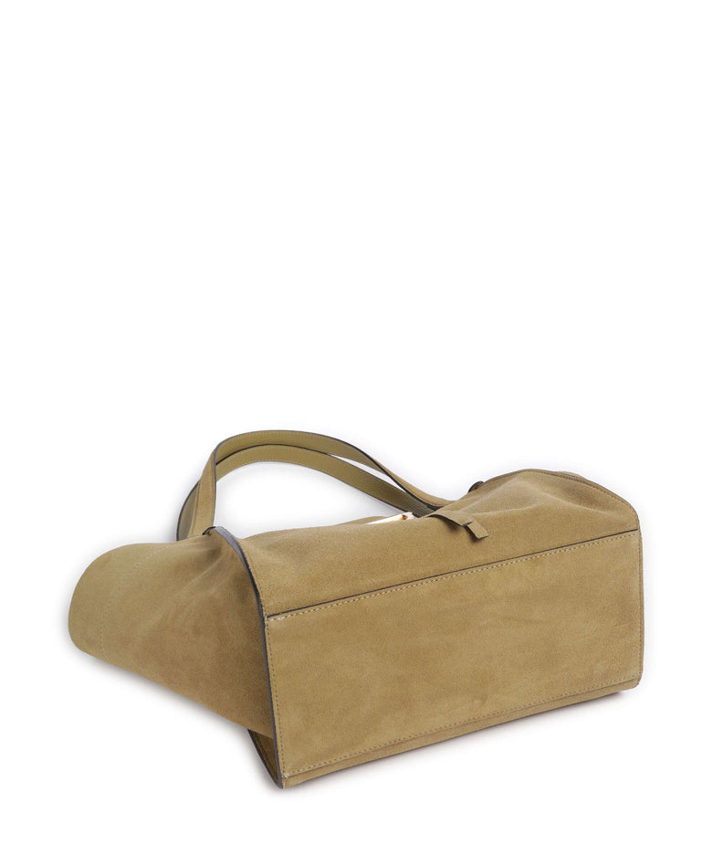 Abro Suede Temi Tote bag mud