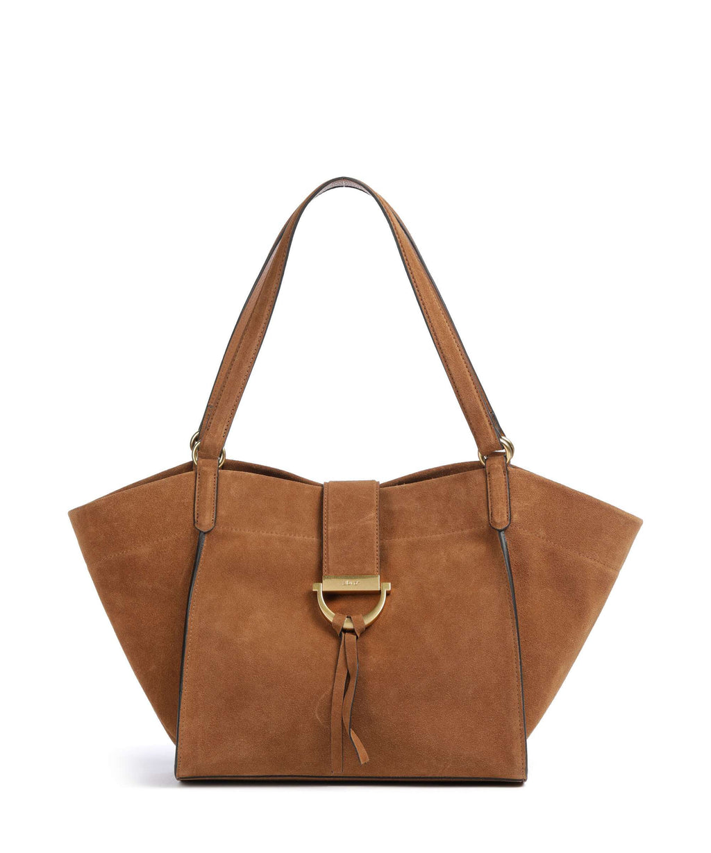 Abro Suede Temi Tote bag cuoio