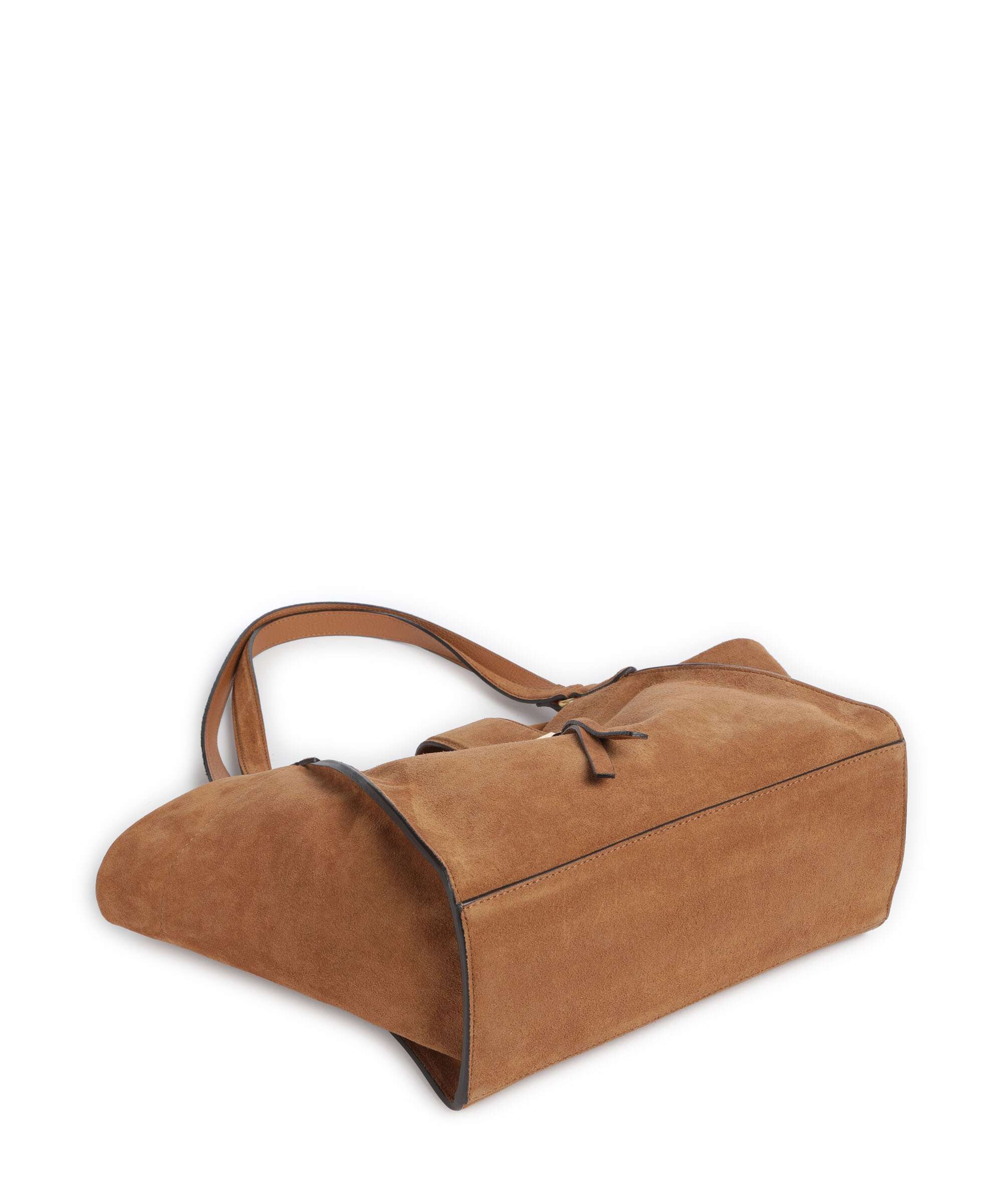 Abro Suede Temi Tote bag cuoio