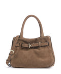 Abro Suede Jill Handbag khaki