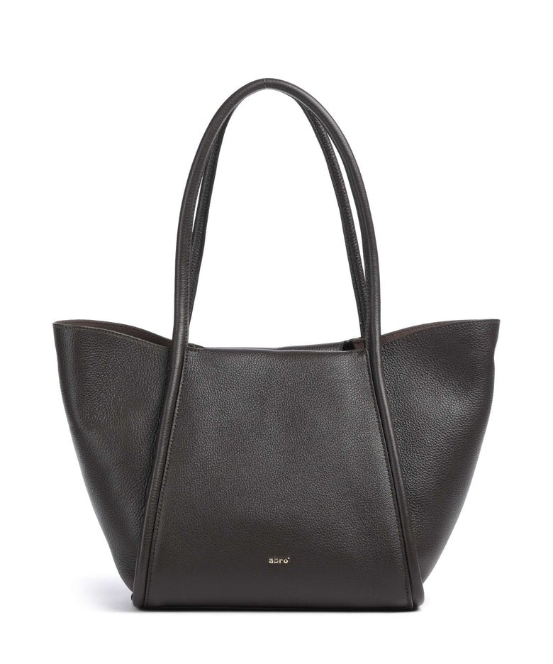Abro Agave Willow Small Tote bag dark brown
