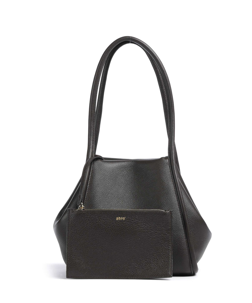 Abro Agave Willow Small Tote bag dark brown