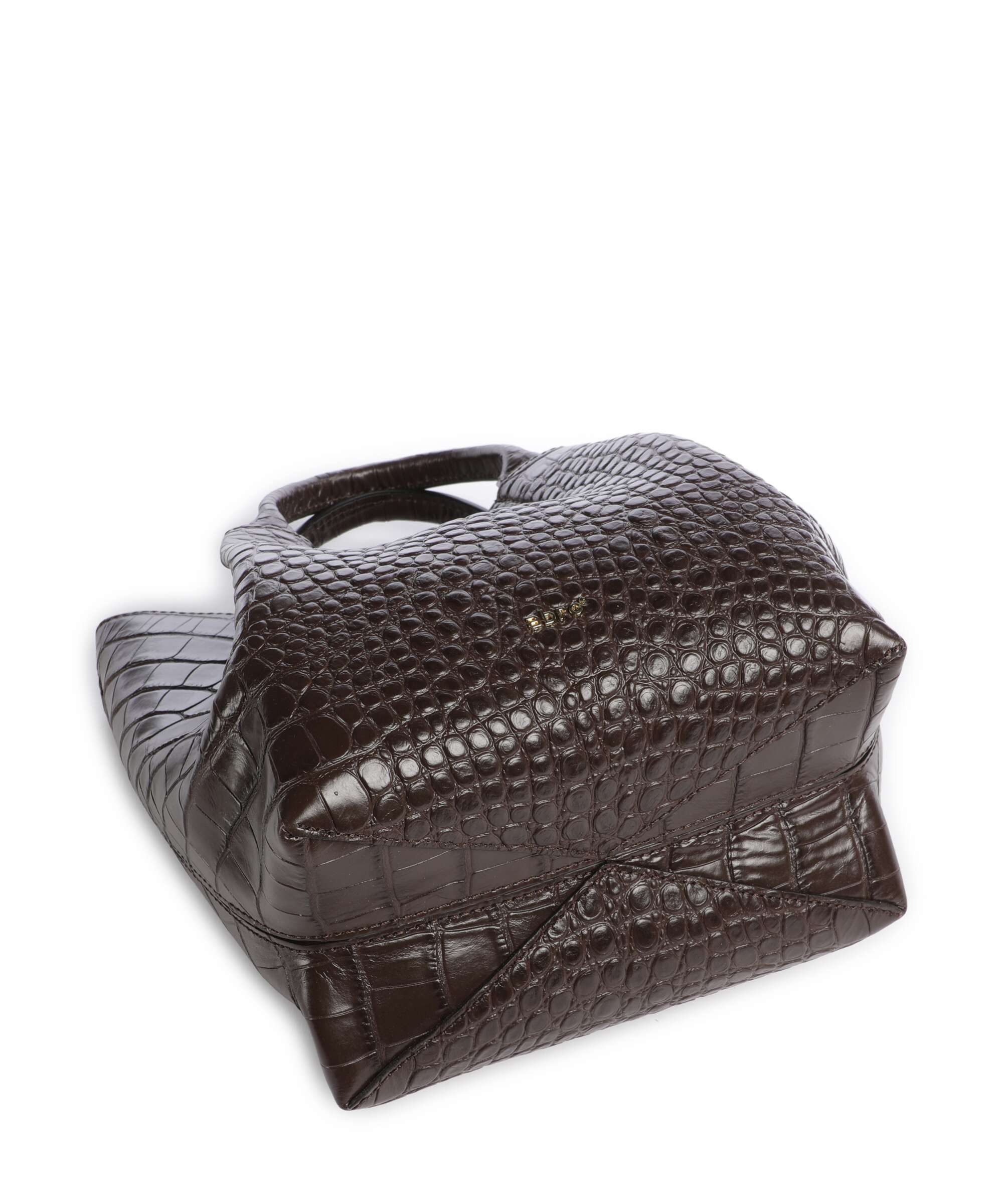 Abro Cocco Mondial Essential Small Handbag dark brown